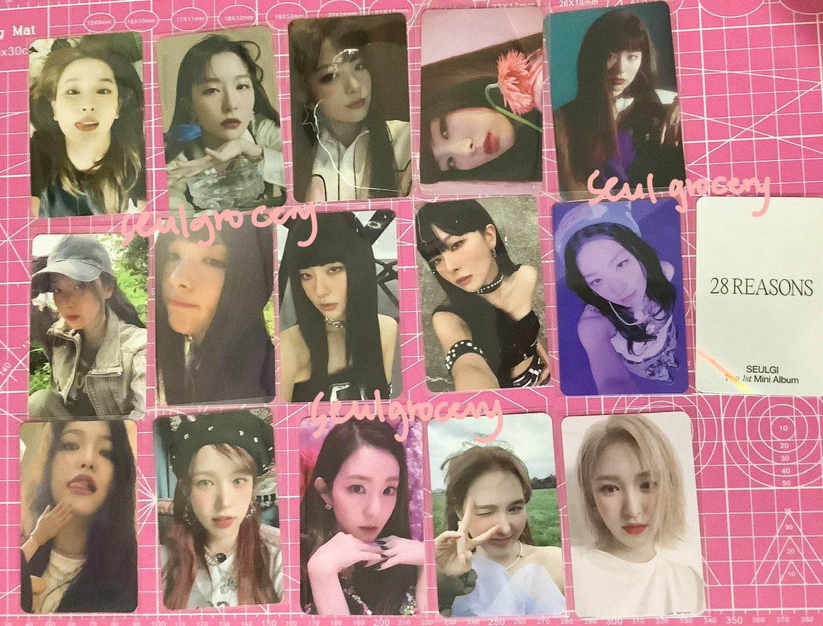 seulgrocery's tweet photo. ic interest check assorted red velvet pcs or sets

onhand, shipping from makati
can send condi vid if ever
not sure sa price pa but def lower not previous postings

wts lfb ph seulgi irene wendy yeri joy

💛 pls help rt! https://t.co/YIARNmmy3T