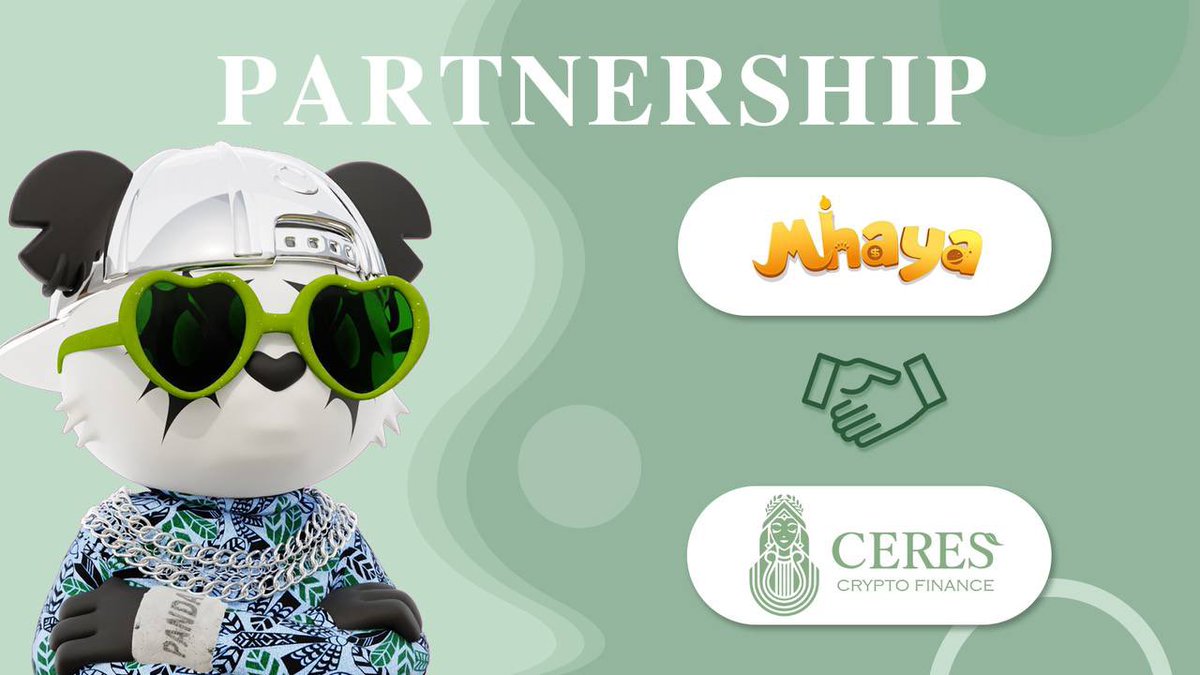 Ceres DAO🍀 (@ceresdao) on Twitter photo 📢#CeresDAO is excited to announce a brand new Strategic Partnership with <a href="/Mhaya_Official/">BOSS GO! Monopoly</a>.
💥Mhaya: FreePlay-to-Earn (FP2E) derived by the Monopoly.
🎁Mhaya F1 NFT × 1000 and more.
To win👇
1️⃣ Talk to TG: t.me/MhayaAirdropBot
2️⃣ Use the community special code: ceres 📢#CeresDAO is excited to announce a brand new Strategic Partnership with <a href="/Mhaya_Official/">BOSS GO! Monopoly</a>.
💥Mhaya: FreePlay-to-Earn (FP2E) derived by the Monopoly.
🎁Mhaya F1 NFT × 1000 and more.
To win👇
1️⃣ Talk to TG: t.me/MhayaAirdropBot
2️⃣ Use the community special code: ceres