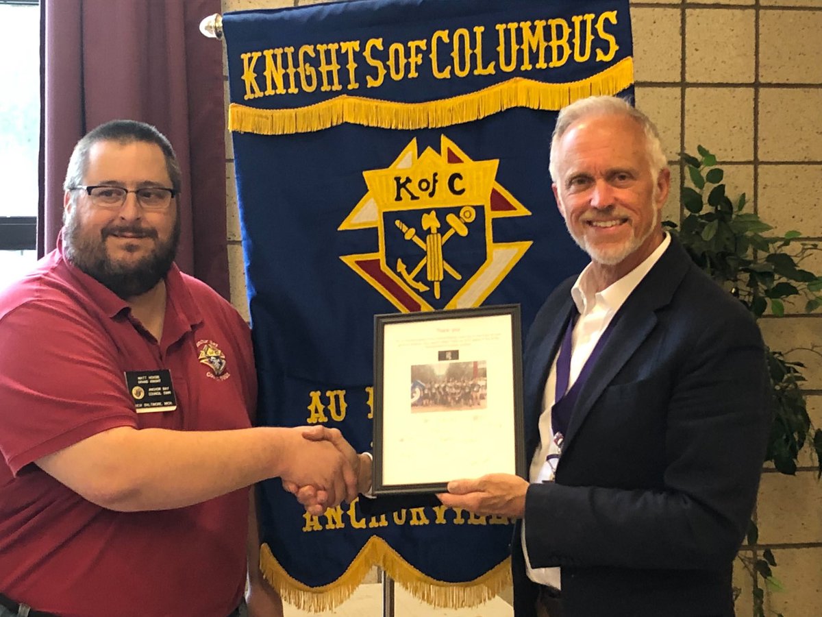 Thank you to the Knights of Columbus Au Lac council for sponsoring us this year. #notjustrobots #firstrobotics #4779robosapiens #robosapiens #4779