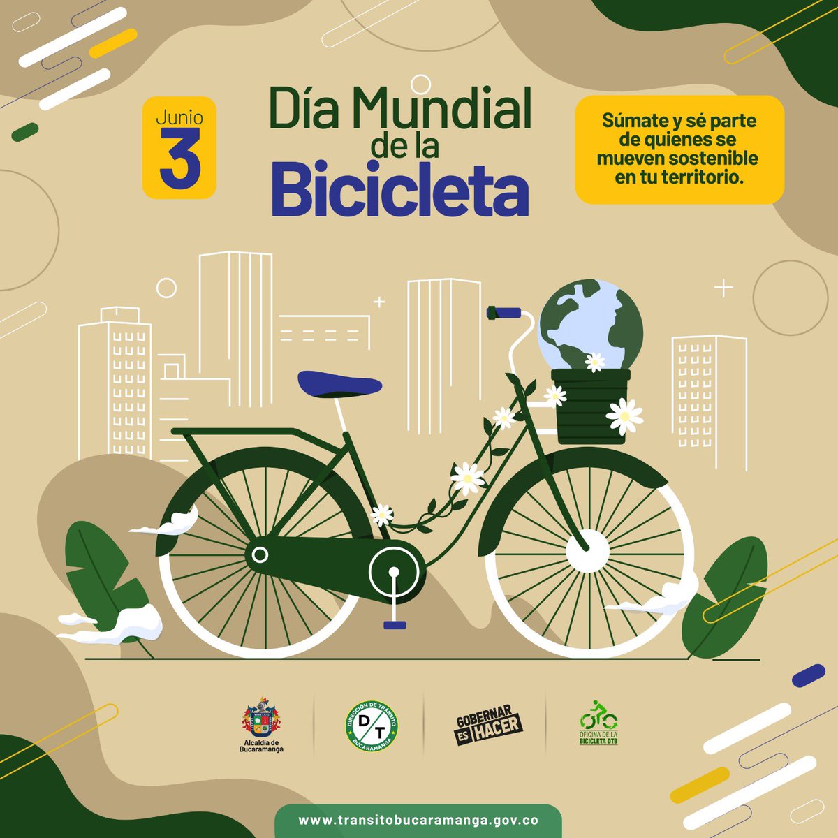 Hoy es el día mundial de la bicicleta, y felicitamos a todas aquellas personas que la utilizan ya sea como medio de transporte, recreación o deporte🚲🍃