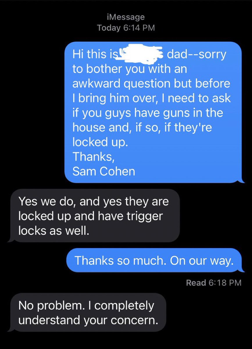 shannonrwatts's tweet photo. It’s not just red states - it’s blue states, too. When you send your kids to play dates and friends’ and families’ homes, ask whether there are guns in the home and if they’re stored locked, unloaded and separate from ammunition. #besmart https://t.co/TamBrVr3Bh