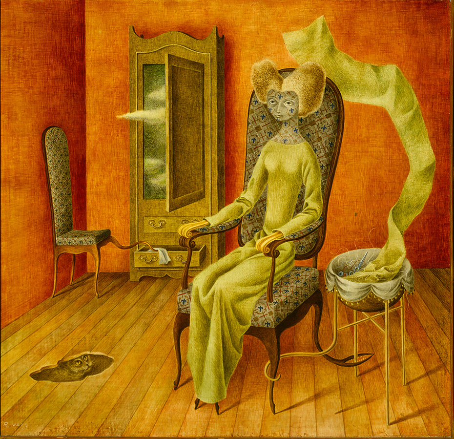 Mimetismo (Mimesis), 1960
#RemediosVaro #art #Surrealism
remediosvaro.art/paintings/233