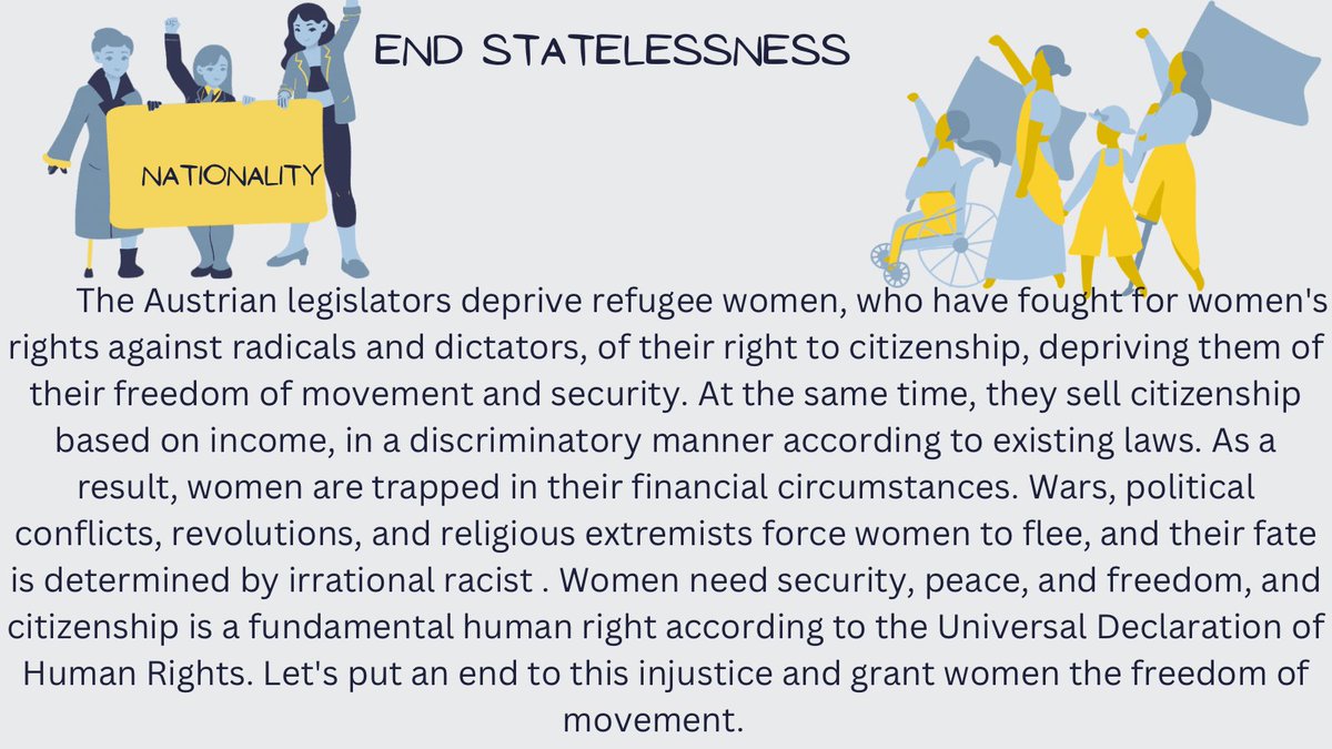 #HumanRights #Endstatelessness #equalrights #Euhumanrights #EuropeanCourtOfHumanRights #EuropeanCommissionOnHumanRights #Eufundamentalrights #UNHCR #refugeerights #womanrefugees