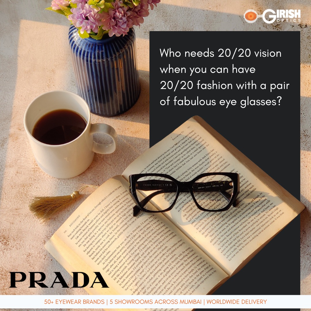 Redefine your look with the perfect pair to match your unique style from Prada! Visit our store to try the fresh arrivals and take home your perfect pair.

Call us at 📞 +91 89288 93115 for more details.

#PremiumEyewear #MumbaiOpticalStore #MumbaiSunglasses #TrendyFrames #Prada