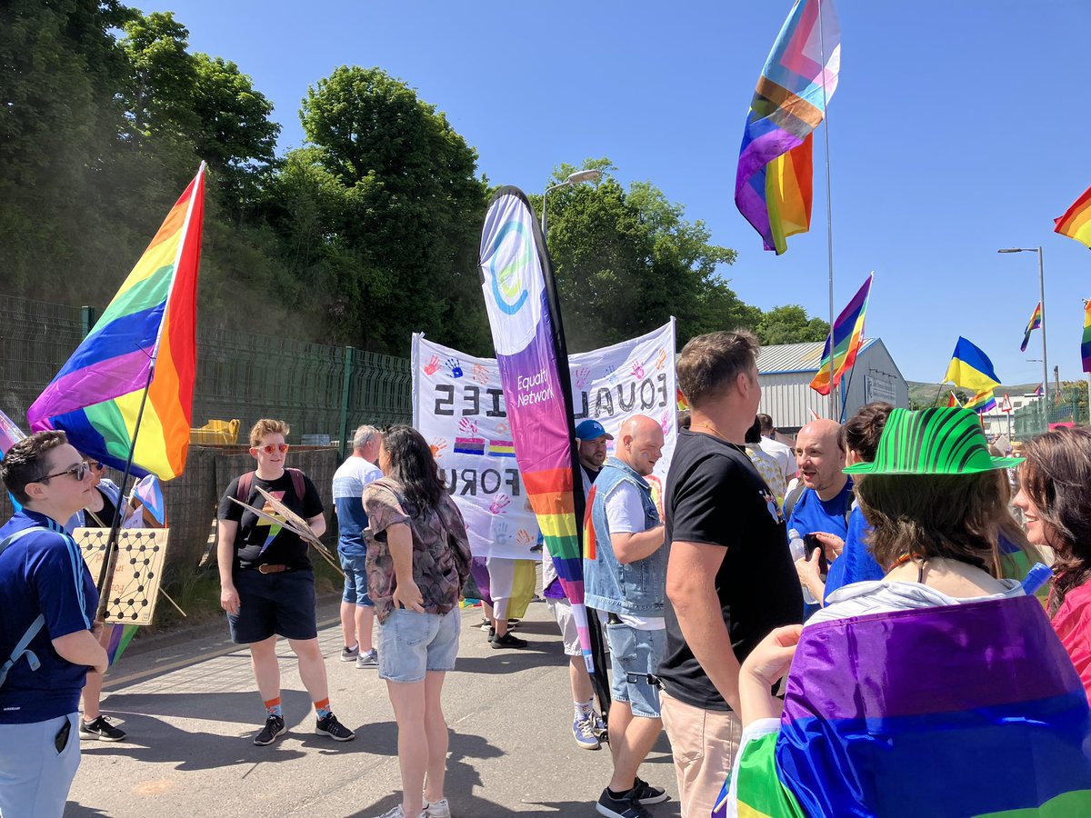 EISNorthAyrLA's tweet photo. Great turn out at Arran Pride 🥰 https://t.co/Net58xmRE2