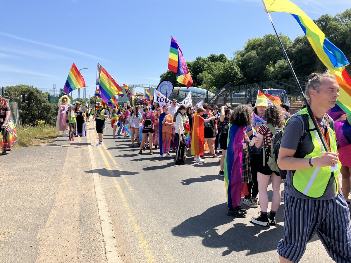 EISNorthAyrLA's tweet photo. Great turn out at Arran Pride 🥰 https://t.co/Net58xmRE2