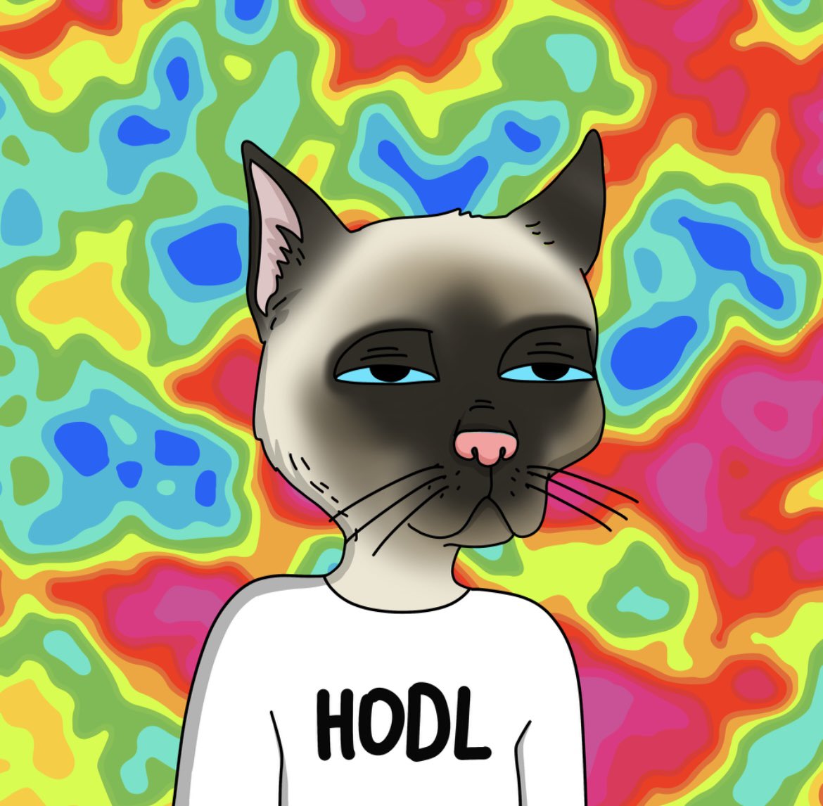 NFTxExplore's tweet image. GM! Digging the @GutterCatGang thermal mode &amp;amp; stoked for GutterMelo kicks! Caturday #heatcheck 🔥