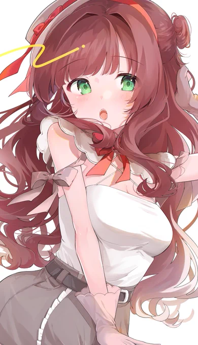 ぱっつんふわふわ