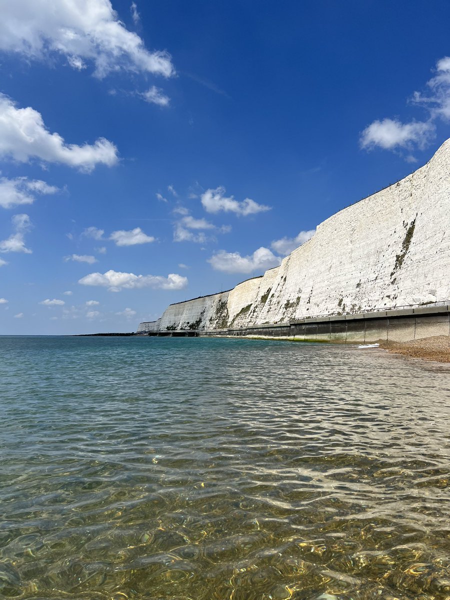 @trevorjonesart Saltdean. Beautiful day but the water is still a bit cold.