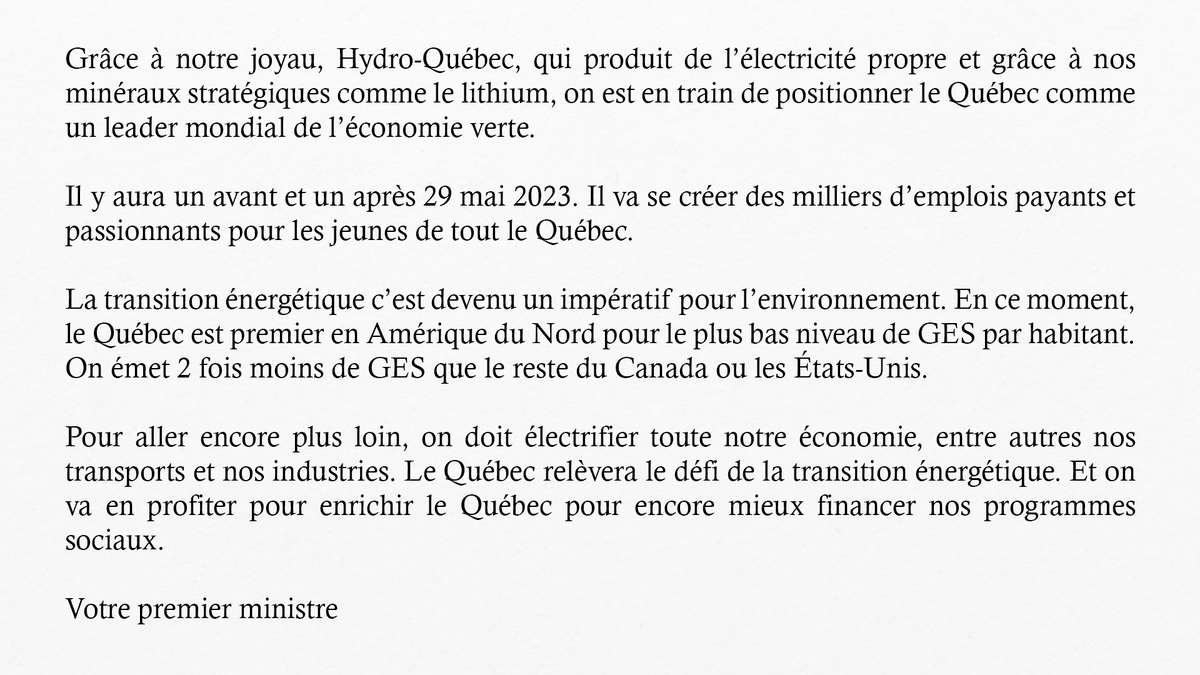 francoislegault's tweet photo. Ce matin, je suis de près la situation des feux de forêt, en particulier à Sept-Îles, mais je voulais quand même vous parler d’une annonce extraordinaire qu’on a faite cette semaine. https://t.co/7tzwUHkCTZ