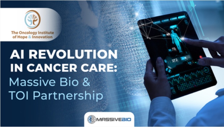 MassiveBio's tweet image. Big news N°3! 📣 @MassiveBio and @OncologyInst (TOI) team up🤝to transform cancer care and AI-enabled research. With an extensive nationwide network and AI-powered technology, they're set to revolutionize oncology data analysis💻, connecting patients to life-saving treatments and…