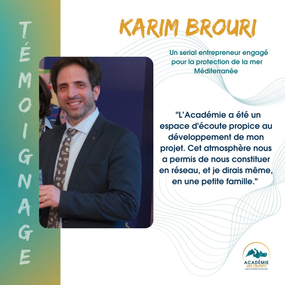 #Retex #RetraiteSud
✨🇩🇿En participant à <a href="/Aca_Talents_Med/">Académie des Talents Méditerranéens</a>, <a href="/Mr_Brouri/">Karim Brouri</a> a bien l’intention d’avoir de l’impact. Selon lui, la richesse de ce programme pourra être révélée à condition que plusieurs cohortes se succèdent et s’entre-aident année après année !