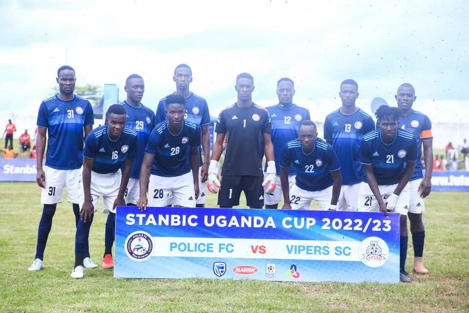 fufatv1's tweet image. Milton Karisa's goal separates both sides at the half-hour mark.

#POLVIP 0-1 | #StanbicUgandaCup
#HomeOfUgandanSport