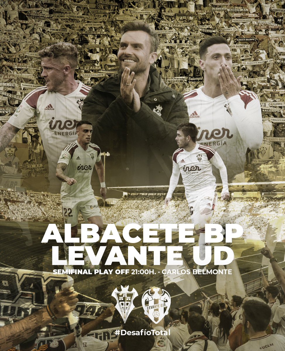 Nervios 33'3%
Emoción 33'3%
Ansiedad 33'3%

#AlbaceteLevante 🔝❤️🦇

😅 P*** #Fútbol ⚽️👠

Estamos ready!!!