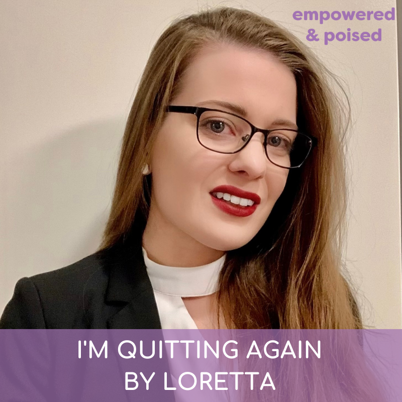 "I quit the old version of me. I quit the people who put me down here. I quit the stagnant mindset and the thoughts that keep holding me back." Check out Loretta's blog at empoweredandpoised.com!
.
.
.
#resilience #empowerment #blog #femaleempowerment #emotions #parenting