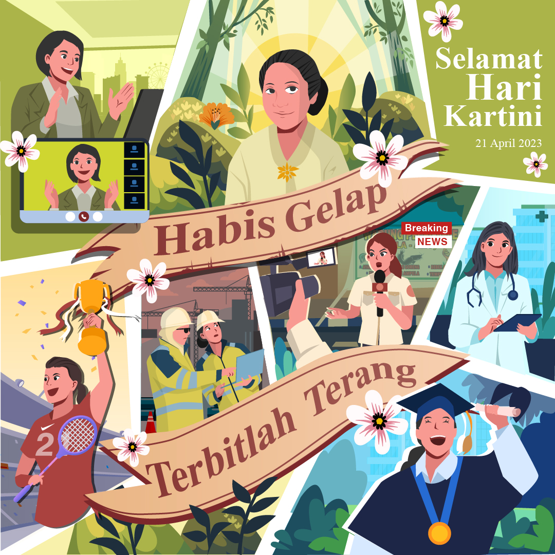 heyrazni's tweet photo. Old but Gold. 
My Illustration for Hari Kartini a few months ago.
So proud I can finish this hehe. Wish someday I could drawing more about "Woman" https://t.co/ByCLLYMWUb