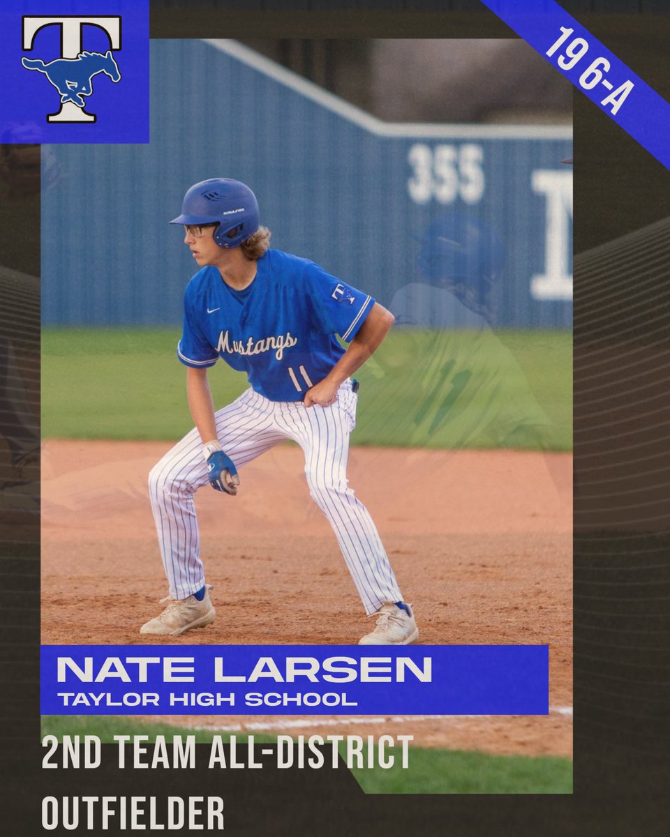 baseball_THS's tweet photo. Congratulations @NateLarsen__ 
Hit .368 in district play.  Was also voted team a captain for his senior senior season! https://t.co/AQCjOfeEjF