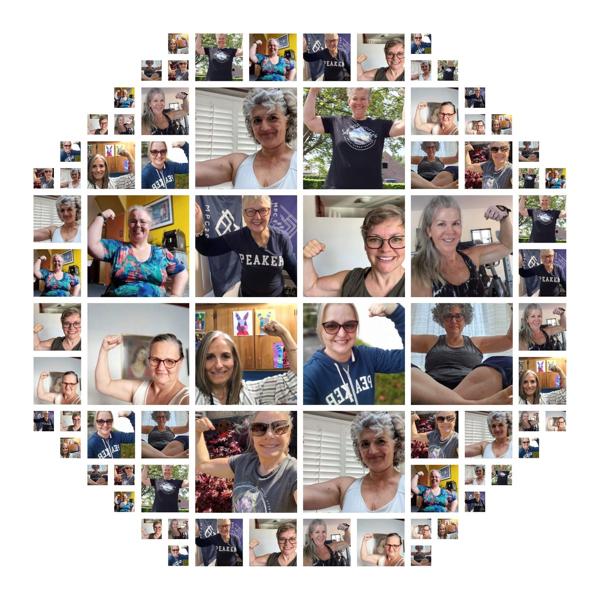 Beautiful Silver flexes!!! ❤💪 <a href="/MyPeakChallenge/">My Peak Challenge</a> <a href="/SamHeughan/">Sam Heughan</a> #flexfriday