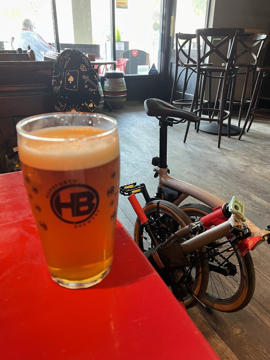 “My”. Beer, brewed by @HorsforthBrewer on tap at @ArcadiaLeeds 🥰. Livin’ the dream !