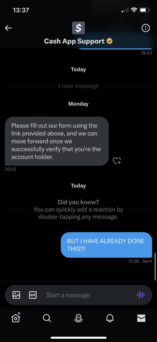 DizzDatTv's tweet photo. I don’t understand what more you want me to do…just give me back my money @CashApp @CashSupport #CASHAPPSTOLEMYMONEY https://t.co/CITUTvxbsp