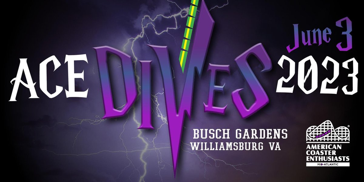 aceonlineorg's tweet photo. Good morning from @BuschGardensVA!
It’s time to brave the storm during @acemidatlantic’s, ACE Dives event.
#RideWithAce https://t.co/WaObyps6fG
