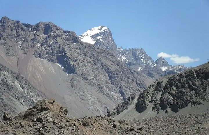 Cordillera de Los Andes.