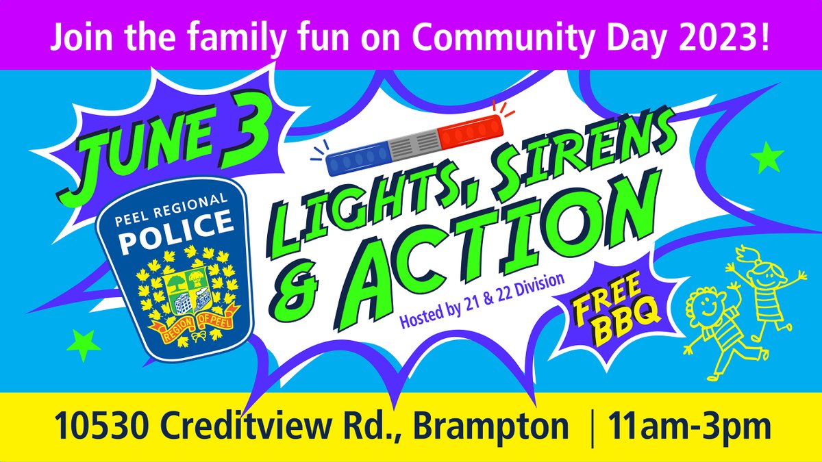 It's Community Fun Day! Join us from 11:00 a.m. to 3:00 p.m. for lots of fun and great food!