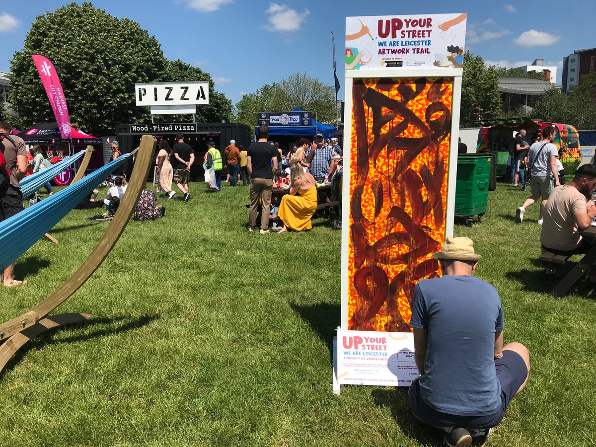 Here we are now, live at Riverside Festival! #UpYourStreet 10 artworks to find and prizes prizes prizes to be won!
<a href="/leicesterfest/">Leicester Festivals</a> @pootlesmoon @betsieland <a href="/artbyakhalifa/">Adam Khalifa</a>