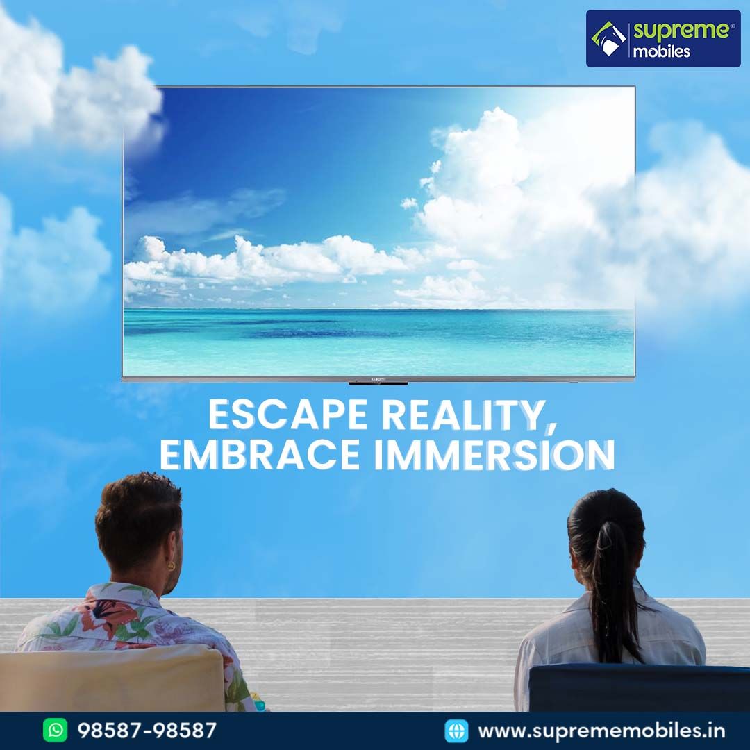 SupremeMobiles's tweet photo. Experience surreal views in HD and get immersed in whatever sights you wish to behold with the Mi 5X LED Smart Android TV..!
.
.
#MiSmartTV #EscapeReality #EmbraceImmersion #SupremeMobiles #Besupreme #ShopNow #OnlineShopping #OnlineStore #Mobilephone #Smartphone #ShopNow #LatestInTech #BestInTech #instapost #techshopping