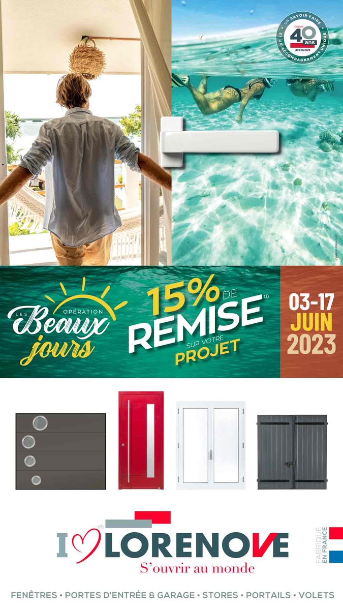 LvPontault's tweet photo. 💰 Lorenove vous offre une occasion unique d'économiser sur vos menuiseries : jusqu'à 15% de remise pour remplacer vos fenêtres, portes, volets, stores...
Demandez un devis dès maintenant. 👇🏻 https://t.co/chZcC9C5uS