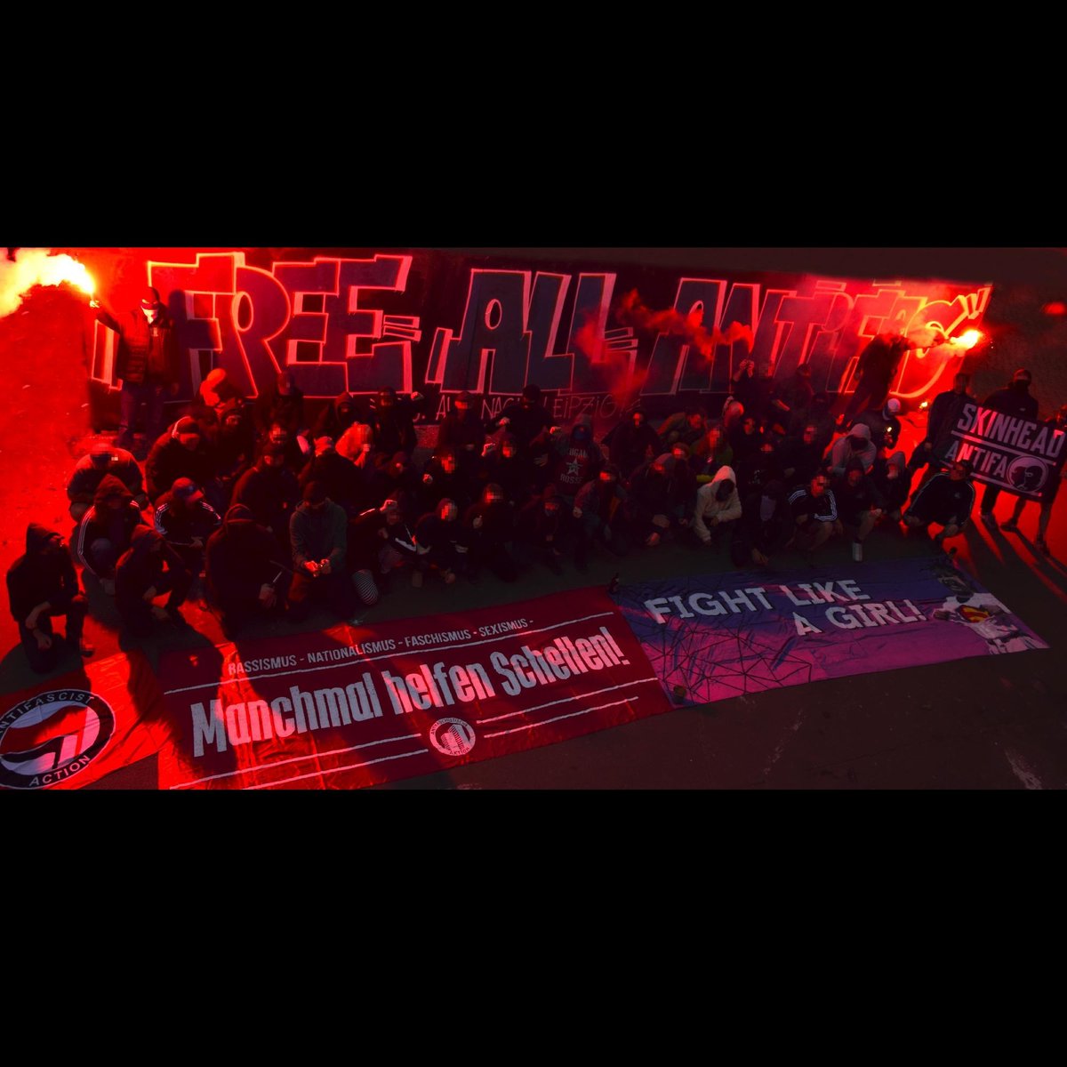 #Potsdam schickt solidarische Grüße nach #Leipzig! Passt auf euch au und manchmal helfen Schellen! 

#FreeLina #le0306