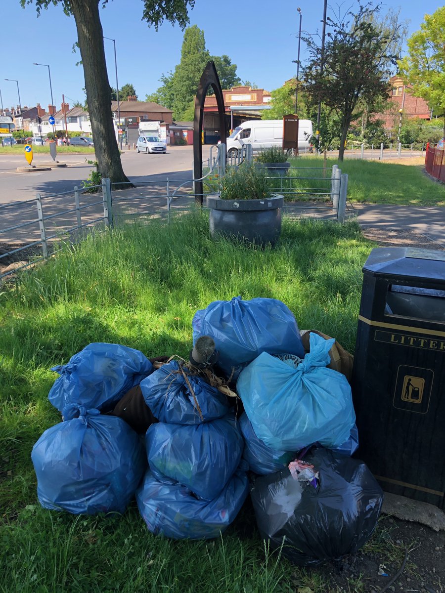 rogerbhx's tweet photo. Lovely sunshine for June's @acocksgreenpark litter pick with @deborahharries @LoveKittyPink and many other regulars. Watering the recently planted trees a part of the duties, given the dry spell. https://t.co/V27KuCGQub
