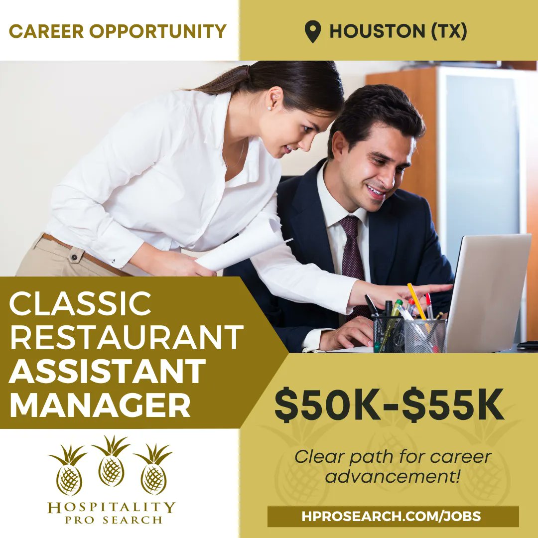 HProSearch's tweet image. Join the ranks of our classic Houston restaurant and make an impact. 🚀 Seeking experienced and motivated individuals who thrive in high-volume environments. 🍽️

➡️Apply through this link: buff.ly/45AzFib

#hprosearch #restaurant #service #hospitality #jobs #career #work