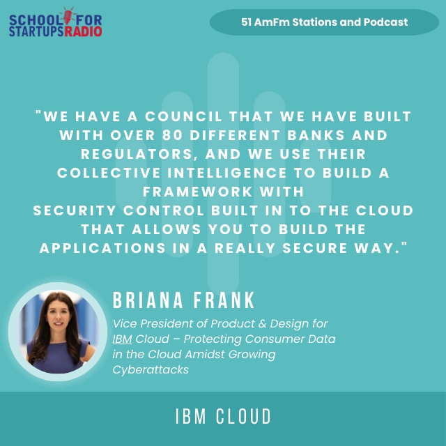 Unleash the power of cybersecurity with <a href="/FranklyBriana/">Briana Frank ☁️</a> , the brilliant Vice President of Product &amp; Design for IBM Cloud. 

Tune in now to our latest podcast and discover a new way to stay informed. Go to: schoolforstartupsradio.com/ai_creativity/.