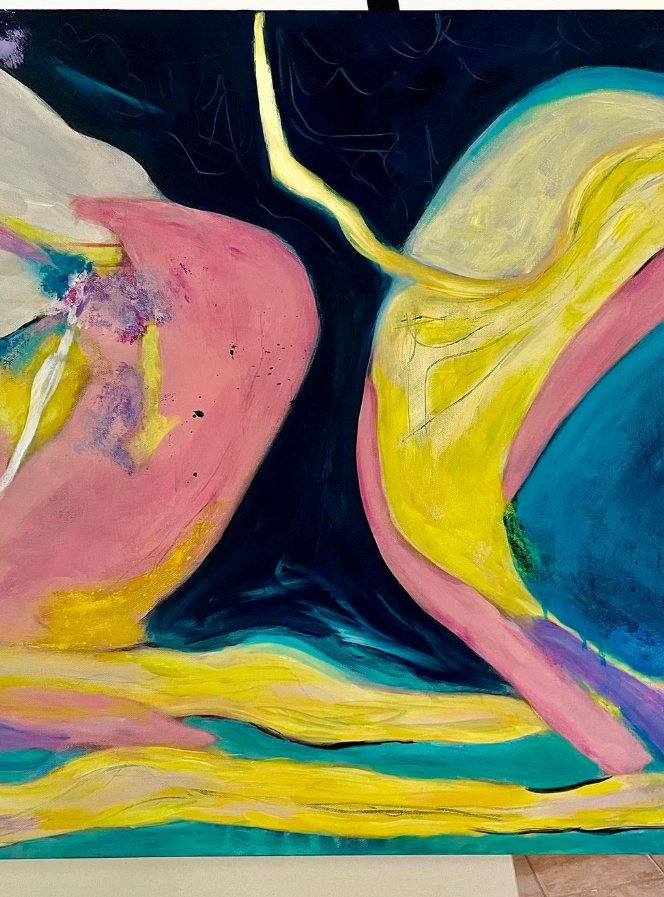 MulerKlara's tweet image. Close up Aphorism 8 30x40 in, Acrylic on canvas