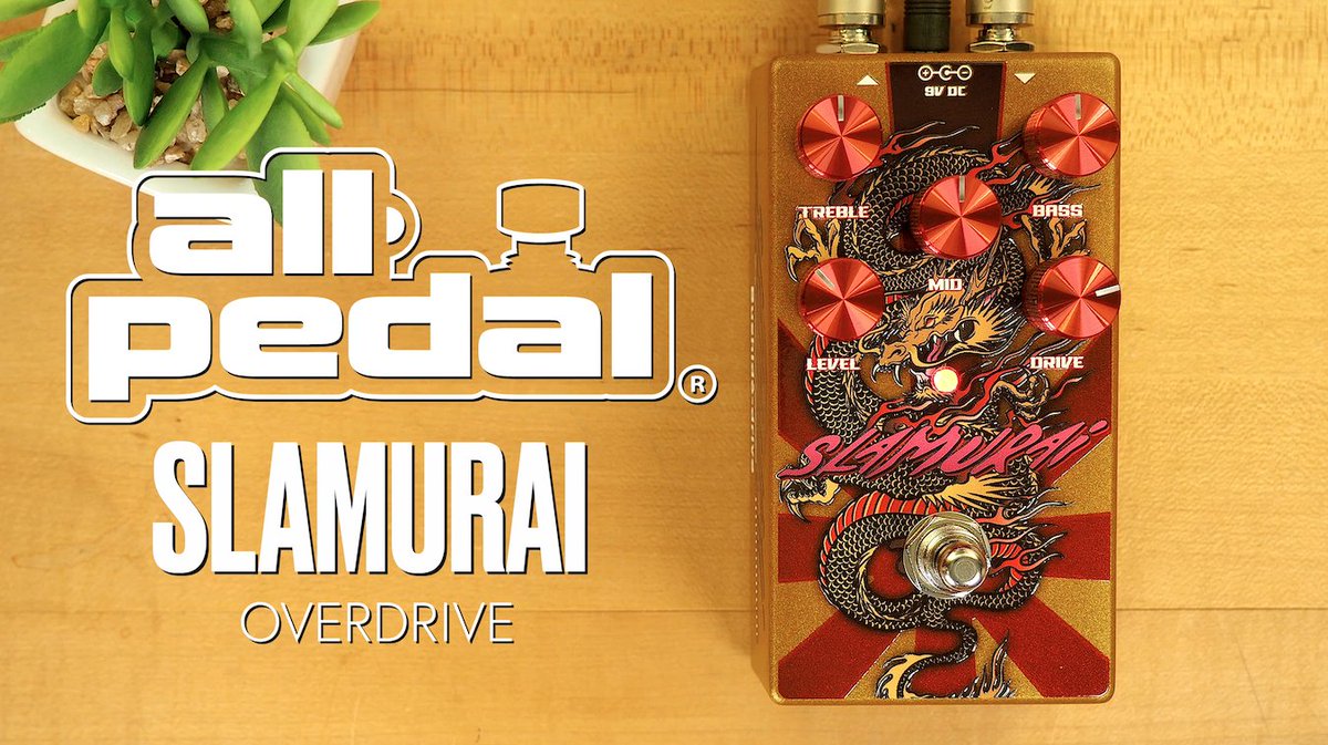 NEW DEMO DAY! Head to our YouTube channel for the FULL VIDEO as we explore the All-Pedal Slamurai™ Overdrive! 🎛

youtu.be/TBQxbTdgIc8

#pedaloftheday #guitarpedals #effectspedals #pedaldemo #allpedal #slamurai #samurai #overdrive