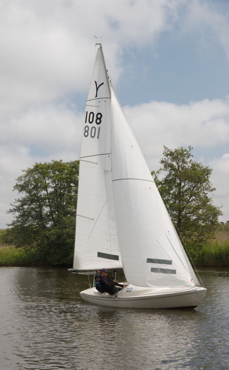 MyriadPhoto's tweet image. The first three out front at the #3RR this morning: Firefly, Folly and Nimrod. @threeriversrace at Cockshoot Broad. #Norfolksailing