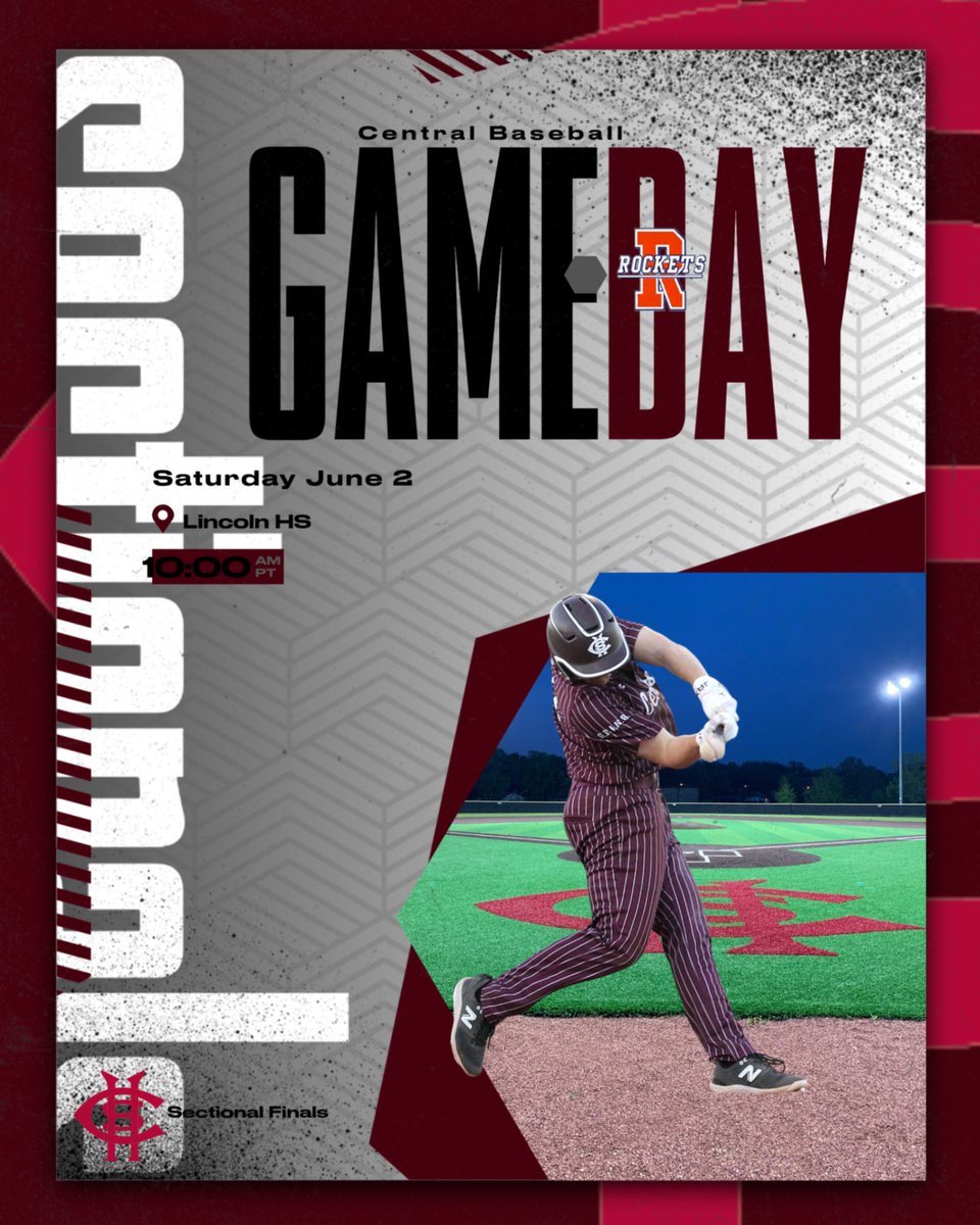 Good Luck to the Central Baseball team as they take on Rochester in the Sectional Finals today at 10 am.  Here is the link for tickets: gofan.co/app/events/993…