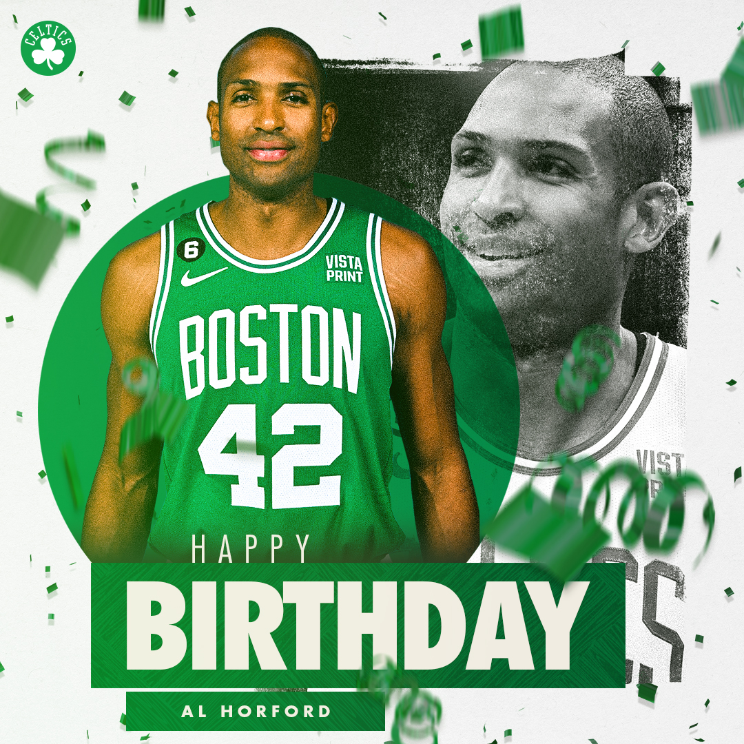 Happy birthday <a href="/Al_Horford/">Al Horford</a> ☘️🎂🎉