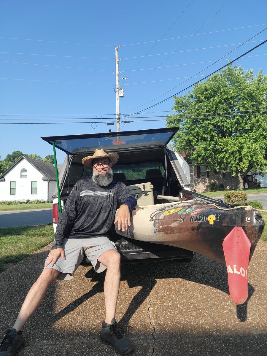 See ya next Saturday. May post updates if I get service along the way. 100 miles of solo river paddling lie ahead.  Hopefully, my Fear and Loathing briefcase doesn't erase too many memories.  

Bye #Wordle streak.

Peace, good weather, and better fishing. #buffaloRiver #solotrip