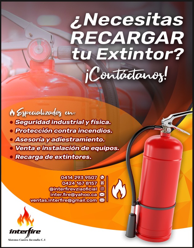 InterfireV's tweet image. Todo en mantenimiento preventivo de sistemas de seguridad contra incendio contáctenos Inter.fire@yahoo.ca 
Teléfono ☎️ 04241678157