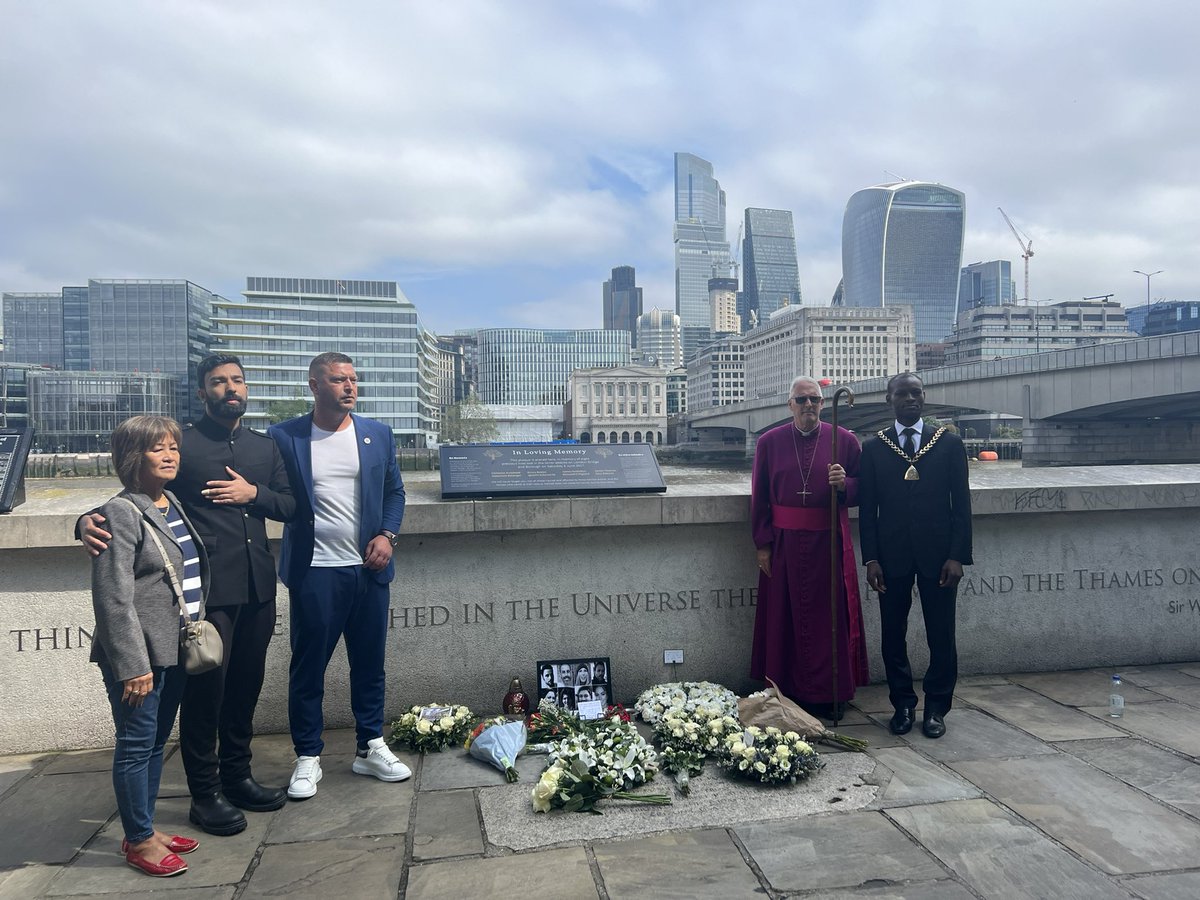 MichaelSitu's tweet photo. Joined Community leaders and families of those killed as we mark the 6th Anniversary of the London Bridge Attack.
We will never forget them. #UnityoverHatred https://t.co/4oUTOuaEG8