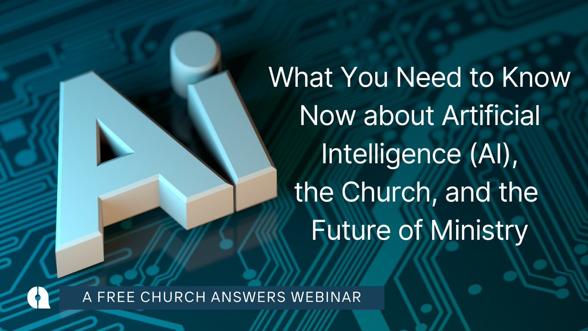 ThomRainer's tweet photo. 📢 Hey, church leaders! Join me on an incredible journey of exploring AI in the church. Let's unlock its potential, expand our ministry, and embrace the future together. Register now for an enlightening webinar! 🌐💡
https://t.co/ll9YSYto95 https://t.co/33ewpx1xr4