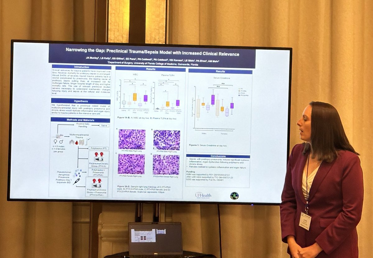 ⁦<a href="/UFSurgery/">UF Surgery</a>⁩ ⁦<a href="/UFSurgResidents/">UF Surgery Residents</a>⁩ ⁦<a href="/jen_munley/">Jennifer Munley</a>⁩ presents at the Florida chapter ⁦<a href="/FloridaACS/">FloridaACS</a>⁩ ⁦<a href="/gru6n/">Gilbert Upchurch</a>⁩