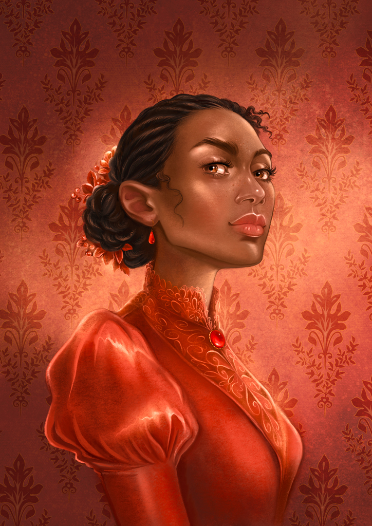 ‘Character Portrait in Red’🥀