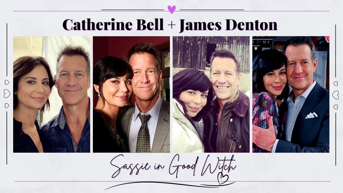 Miss seeing them together 💞
#CatherineBell #JamesDenton 
#Sassie #GoodWitch ✨🔮💖