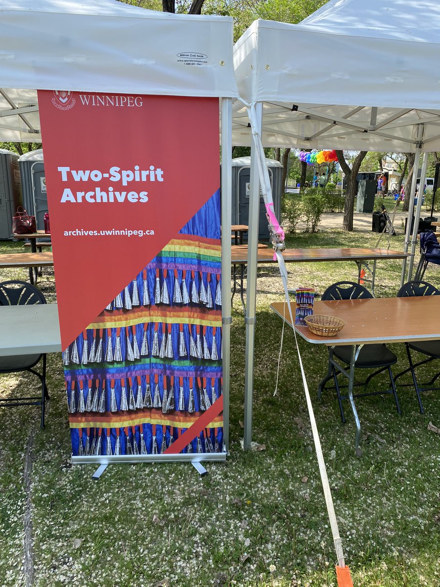 brettlougheed's tweet photo. Drop by the Indigimall this weekend during #PrideWpg festivities and pick up a Two-Spirit Archives brochure to learn more about this resource stewarded by @uwarchives. https://t.co/3HZRf5czYZ