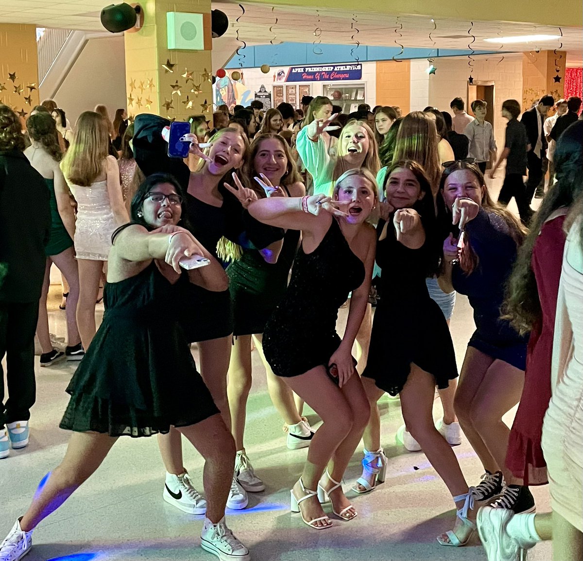 <a href="/AFMSChargers/">Apex Friendship Middle School</a> 8th graders had so much fun at our Hollywood Red Carpet dance last night! Our students know how to dance and look sharp while doing it! 💃🕺A huge shoutout to @ashlyn_scruggs and <a href="/lmgevans/">Lindsey Evans</a> and the rest of the 8th grade team for making this a success!
