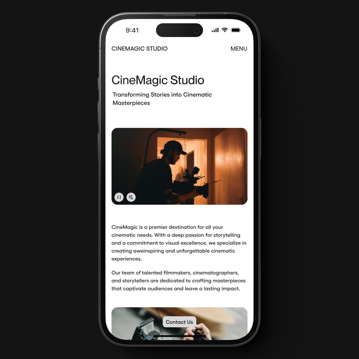 Cinemagic Studio Layout Exploration

instagram.com/niveshbirangal/
behance.net/niveshbirangal
dribbble.com/niveshbirangal

#ui #ux #uiux #figma #uxdesign #uidesign #design #behance #dribbble #adobexd #mobile #mobiledesign #web #frontend #typography #grid #grids #layout #dailyui #webdesign