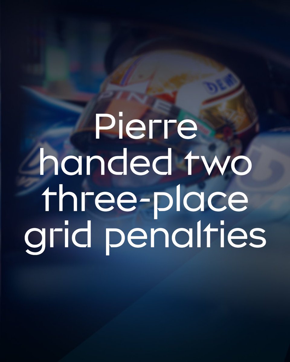 BWT Alpine F1 Team on Twitter "UPDATE Following the Stewards